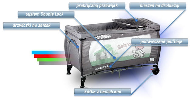 caretero łóżeczko turystyczne 